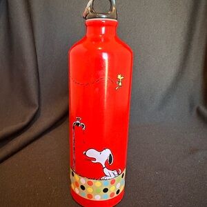 Hallmark Red Snoopy and Woodstock Water Bottle